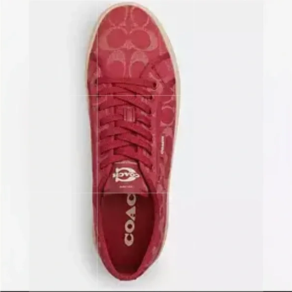 👟 COACH CANVAS SNEAKER IN SIGNATURE DENIM 👟 NWT 👟 - Picture 8 of 16